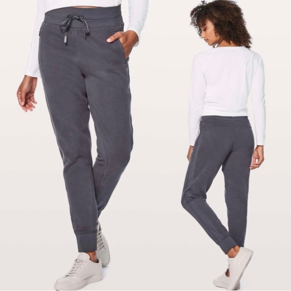 Lululemon Get Going Jogger Pants Size 6 LW5ASGS High Waisted Sweatpants Grey